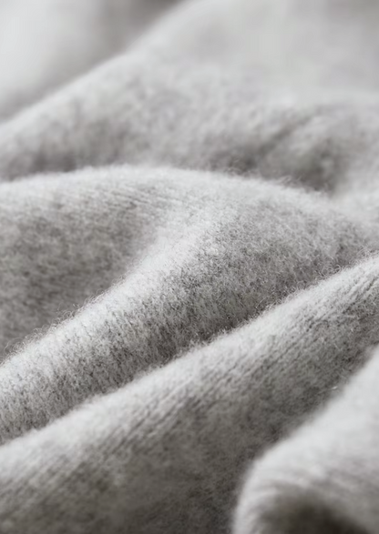 PURE EXTRA-FINE MERINO WOOL TWO TONE SET