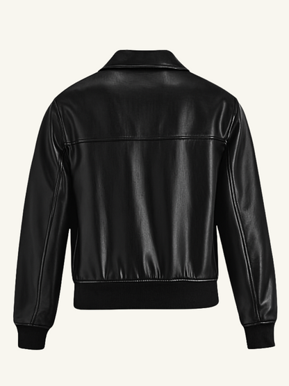Vegan Leather Blouson