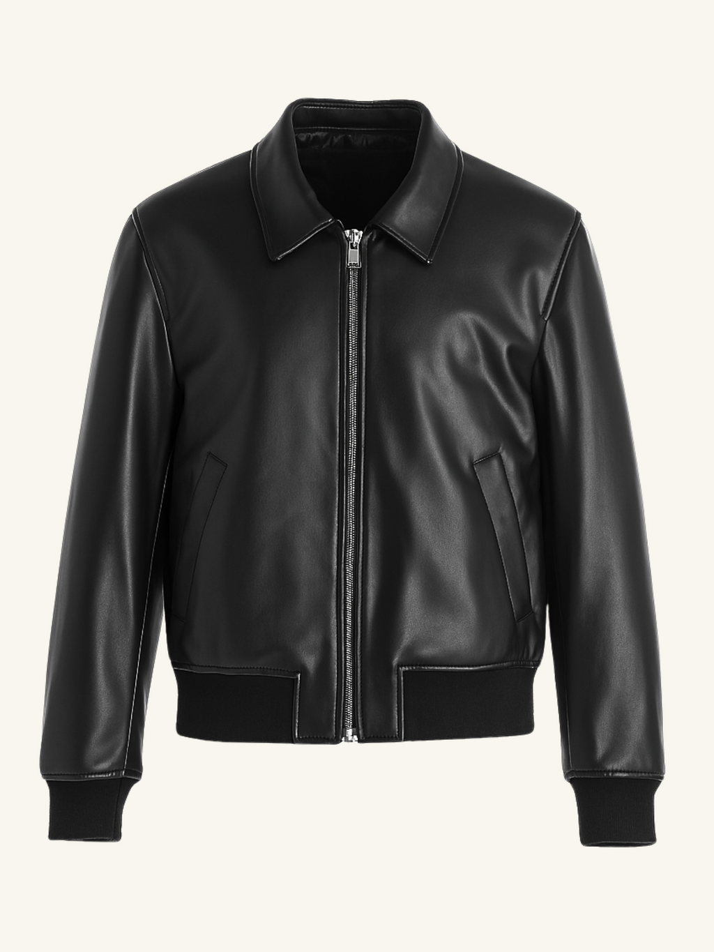 Vegan Leather Blouson