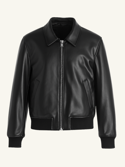 Vegan Leather Blouson