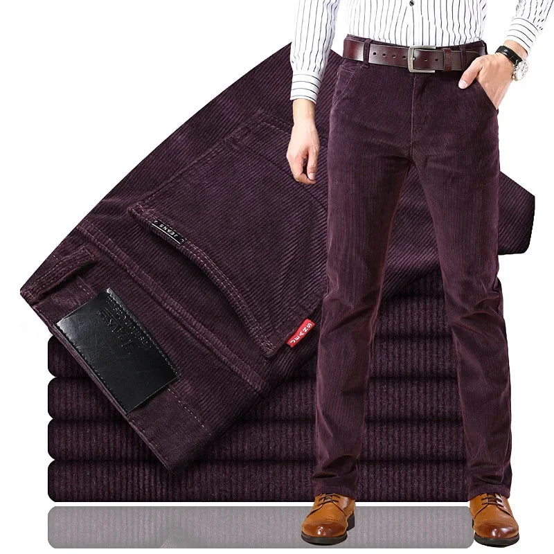 Tailored Fit Corduroy Trousers