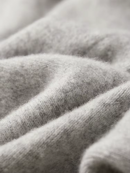 PURE EXTRA-FINE MERINO WOOL TWO TONE SET