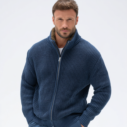 Wool Jacket with Faux Fur